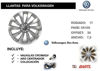 Imagen de Llanta Aleación 17 Para Volkswagen 5x100 Rvwscir17