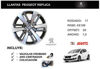 Imagen de Llantas Aleación Peugeot Rodado 17 4x108 B17R6047C