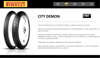 Imagen de Cubierta Moto 130/90-15 Pirelli City Demon Trasera