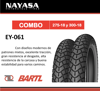 Imagen de CubiertaS Moto COMBO 275-18 Y 300-18 Nayasa EY061 x2