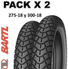 Imagen de CubiertaS Moto COMBO 275-18 Y 300-18 Nayasa EY061 x2