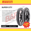 Imagen de Combo x 2 cubiertas 250-17 y 275-17 Pirelli Super City