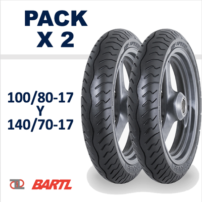 Imagen de COMBO x 2 Cubiertas 100/80-17 y 140/70-17 Metzeler Me Speed Fz Ninja