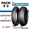 Imagen de Cubierta Moto Pack 120/70-17 y 160/60-17  Michelin Pilot Road 4