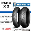 Imagen de Cubierta Moto Pack 120/70-17 y 180/55-17  Michelin Pilot Road 4