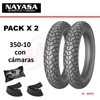 Imagen de Combo Moto 350-10 x 2 c/cámara Nayasa EY061