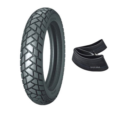 Imagen de Cubierta Moto 90/90-21 c/cámara  Nayasa EY034