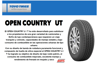 Imagen de Cubierta 225/60/18 Toyo Open Country Ut Colocada Balanceada