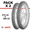 Imagen de COMBO x 2 Cubiertas 275-18 y 300-18  Zeneos Z-12 Moto