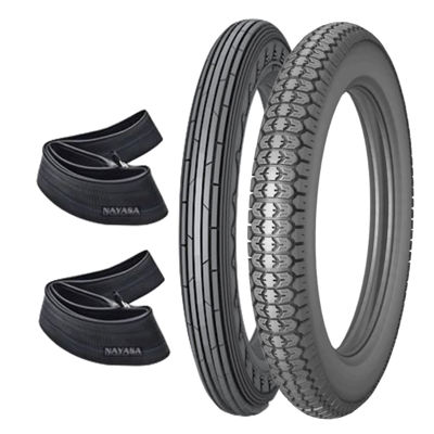 Imagen de CubiertaS Moto COMBO 250-17 Y 275-17 Nayasa c/cámaras