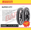 Imagen de Combo X 2 Cubiertas 275-18 Y 90/90-18 Pirelli Super City Tl