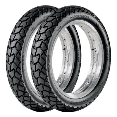 Imagen de Combo Moto 120/80-18 y 90/90-21 Maggion Viper TT