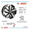 Imagen de Llantas  17 4X108 Peugeot Recambio BT175837C