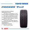 Imagen de Cubierta 195/55/15 X2 Toyo Proxes Tm1 Balanceada Neumático