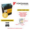 Imagen de Bateria Yokohama 70 Amp Garantía 24 meses Japoneses Libre Mantenimiento