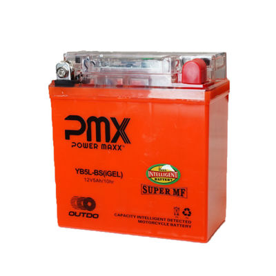 Imagen de Bateria Moto Gel  YB5L-BS 5 Ah Polleritas 110 y otras