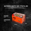 Imagen de Bateria Moto Gel YTX7A-BS 7 Ah