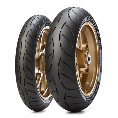 Imagen de Combo Moto 110/70-17 190/50-17 ZR Metzeler Sportec M7 RR