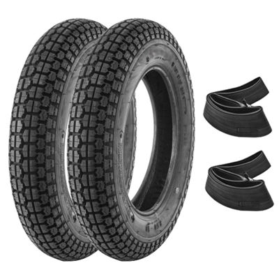 Imagen de Cubierta Moto 350-10 X2 Bartl BJ-240 J55 c/cámaras