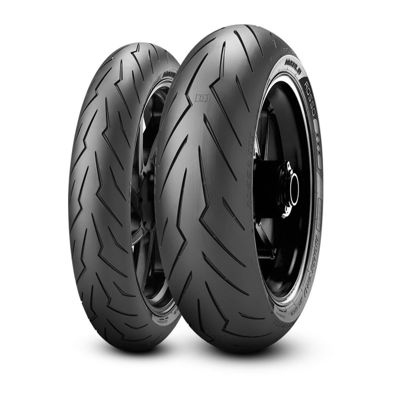 Imagen de Cubiertas 110/70-17 y 140/70-17 Pirelli Diablo Rosso 3