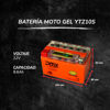 Imagen de Bateria Moto Gel YTZ10S 8.6 Ah
