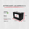 Imagen de Bateria Bartl 125 Amp Envío Gratis Garantía 12 Meses