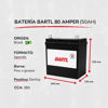 Imagen de Baterias Bartl 80 Amp Envío Gratis Gar 12 Meses Japoneses