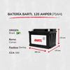 Imagen de Baterias Autos Bartl 120 Amp Garantía 12 Meses