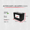 Imagen de Bateria Bartl 165 Amp D Garantía 12 Meses