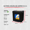 Imagen de Bateria Moura 80 Amp Gonow Mini Van Garantía 24 Meses