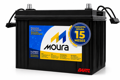 Imagen de Bateria Moura 165 Amp Garantía 15 Meses